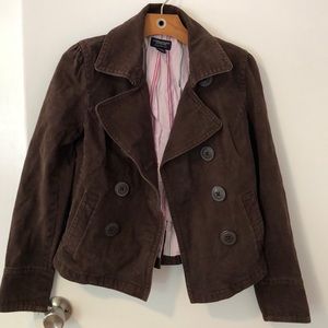 American Eagle | Women’s brown trench/pea coat.